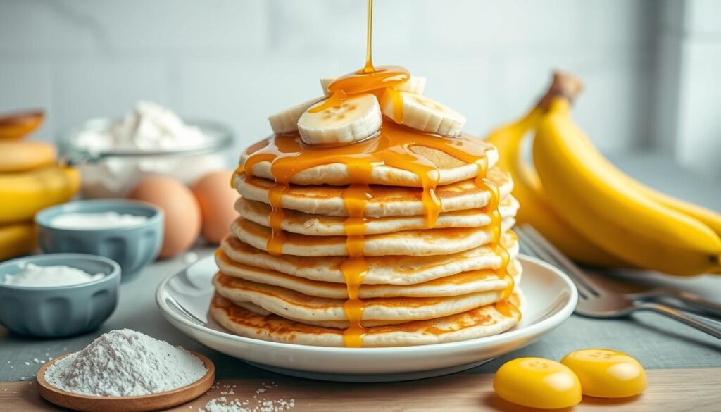 Fluffy Banana Pancakes