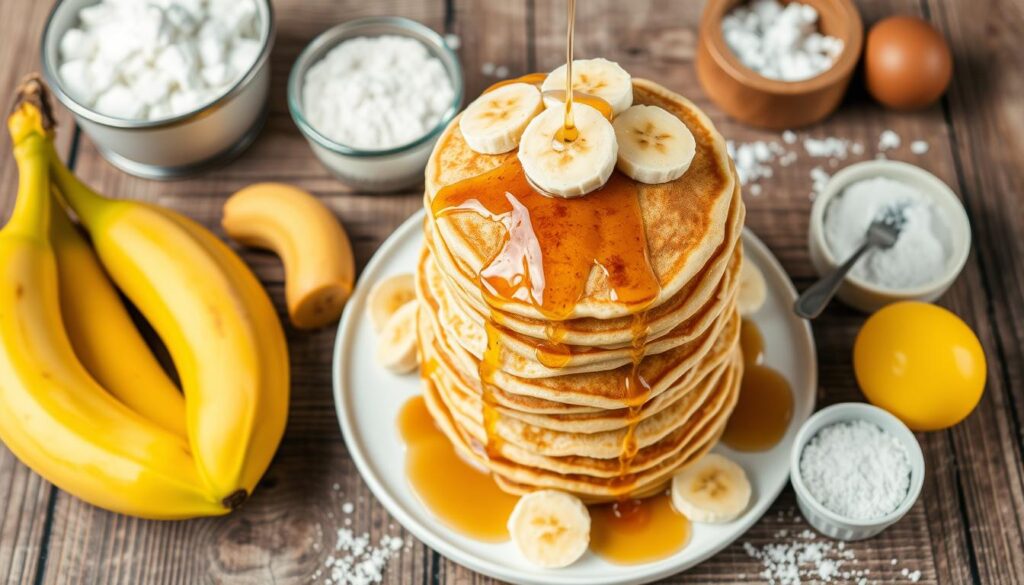 Fluffy Banana Pancakes